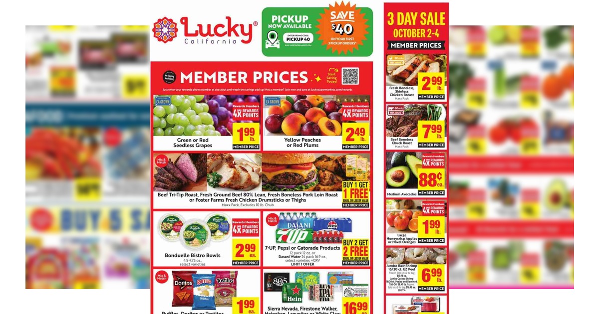 Lucky Supermarkets Weekly Ad (9/30/26 – 10/6/26) Preview