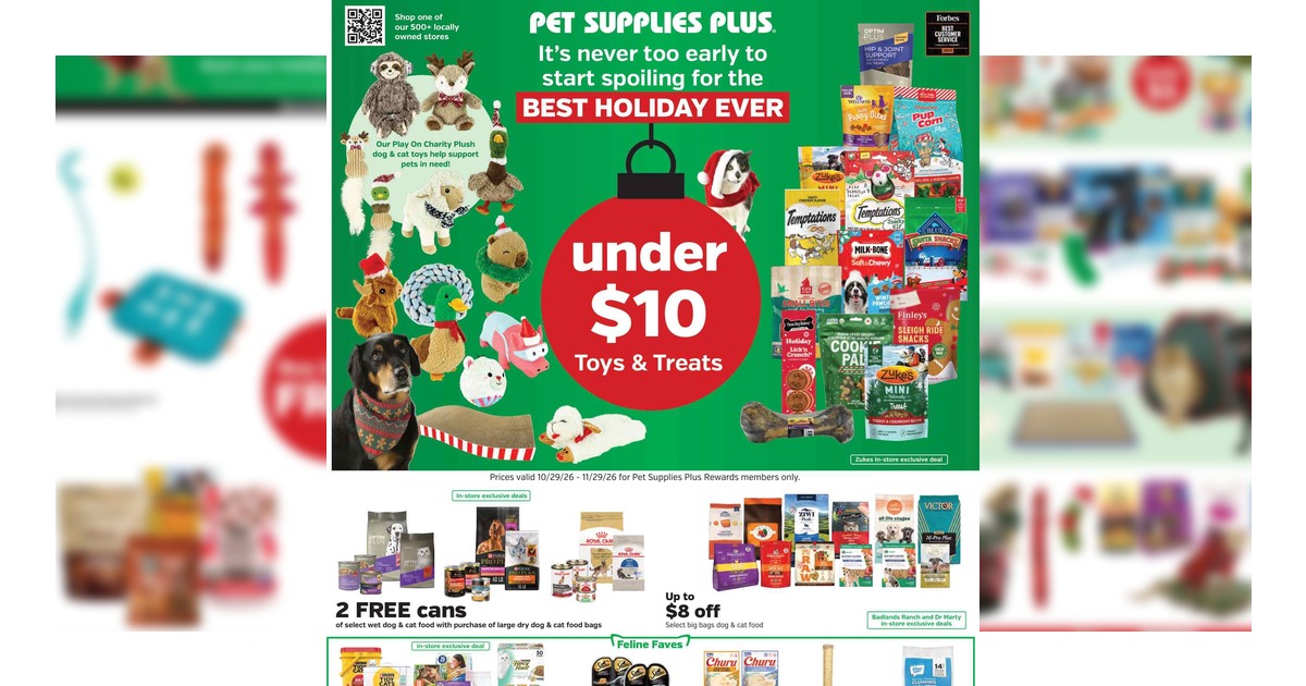 Pet Supplies Plus Ad (10/29/26 - 11/29/26) Preview!