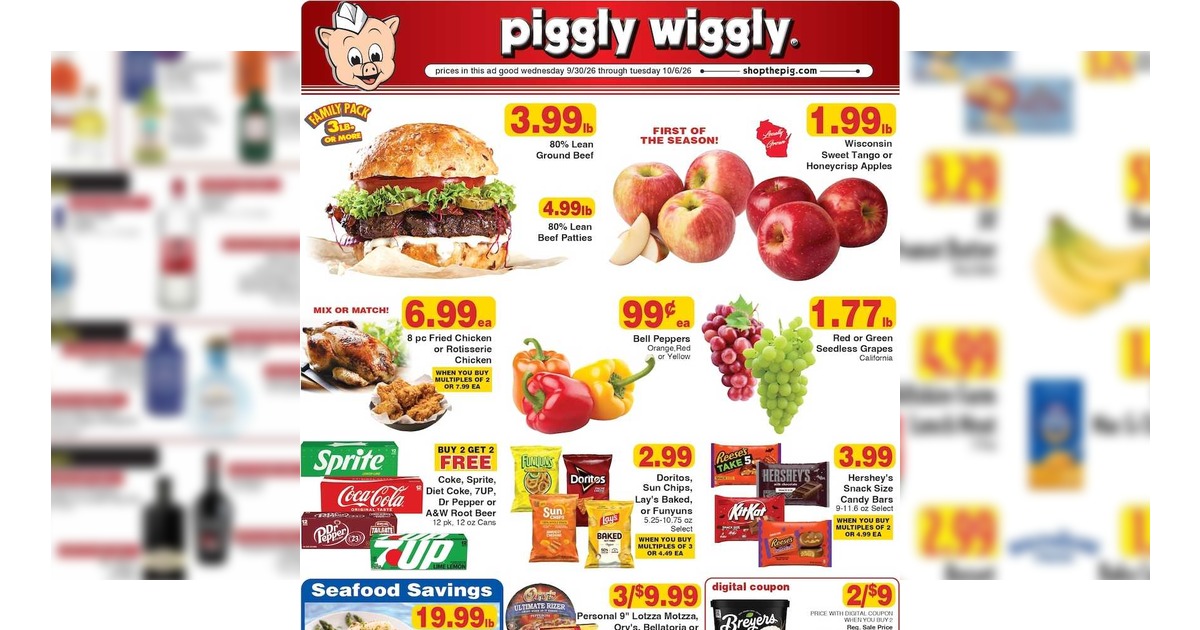 Piggly Wiggly Weekly (9/30/26 – 10/6/26) Ad Preview!
