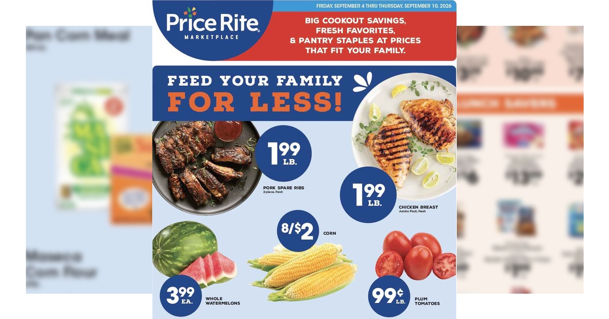 Price Rite Weekly Ad Flyer (9/4/26– 9/10/26) Circular Preview