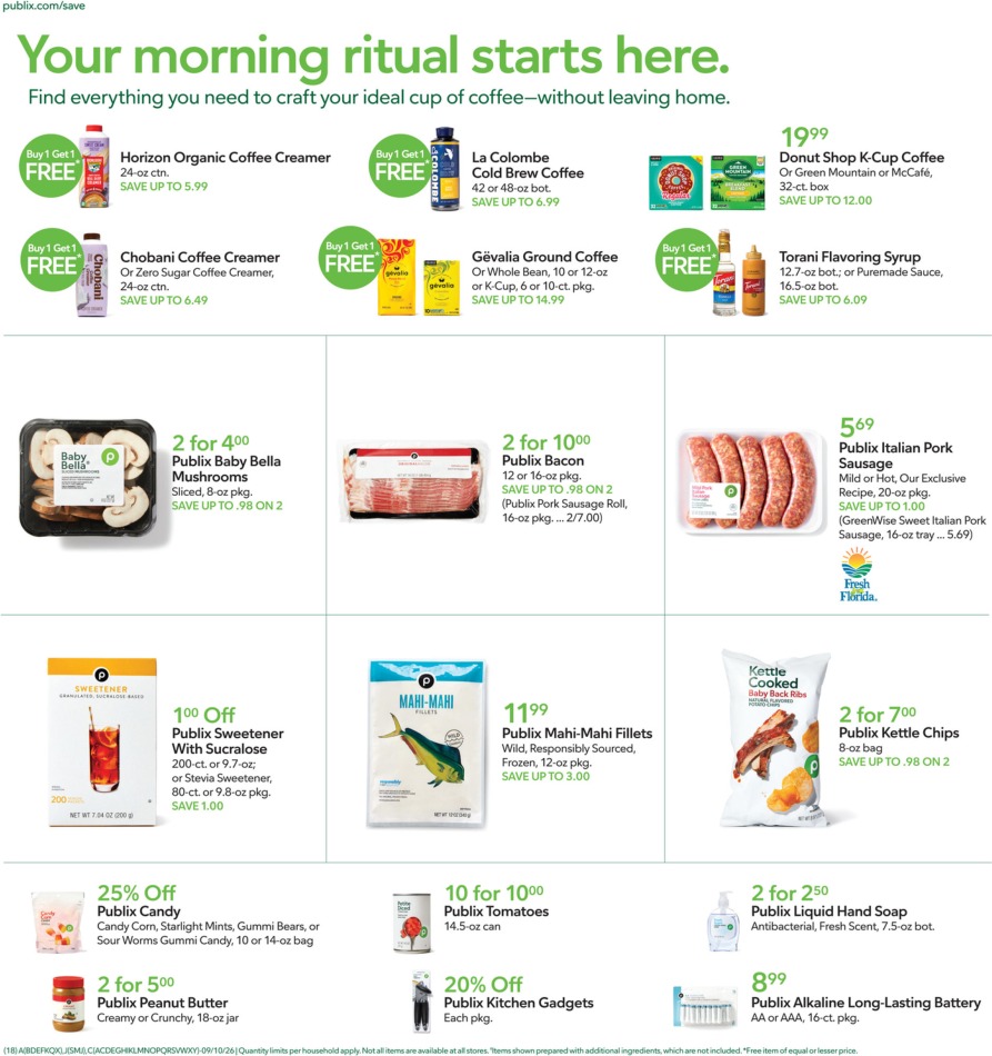 Publix weekly ad preview