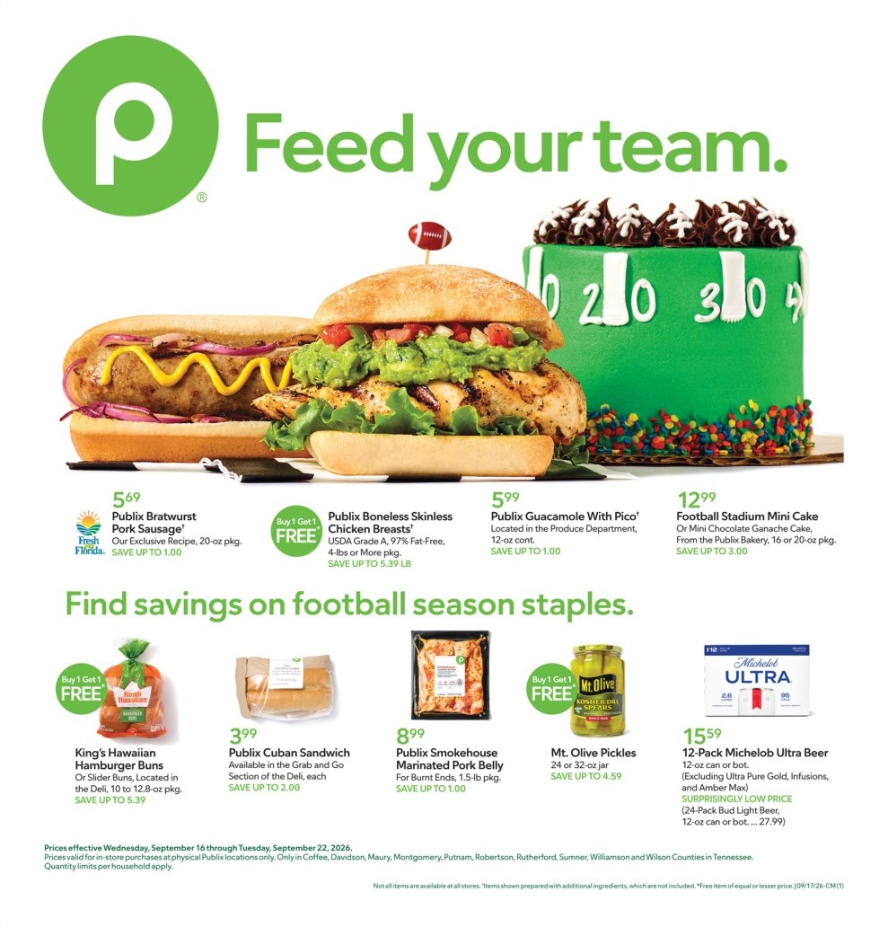 Publix weekly ad preview
