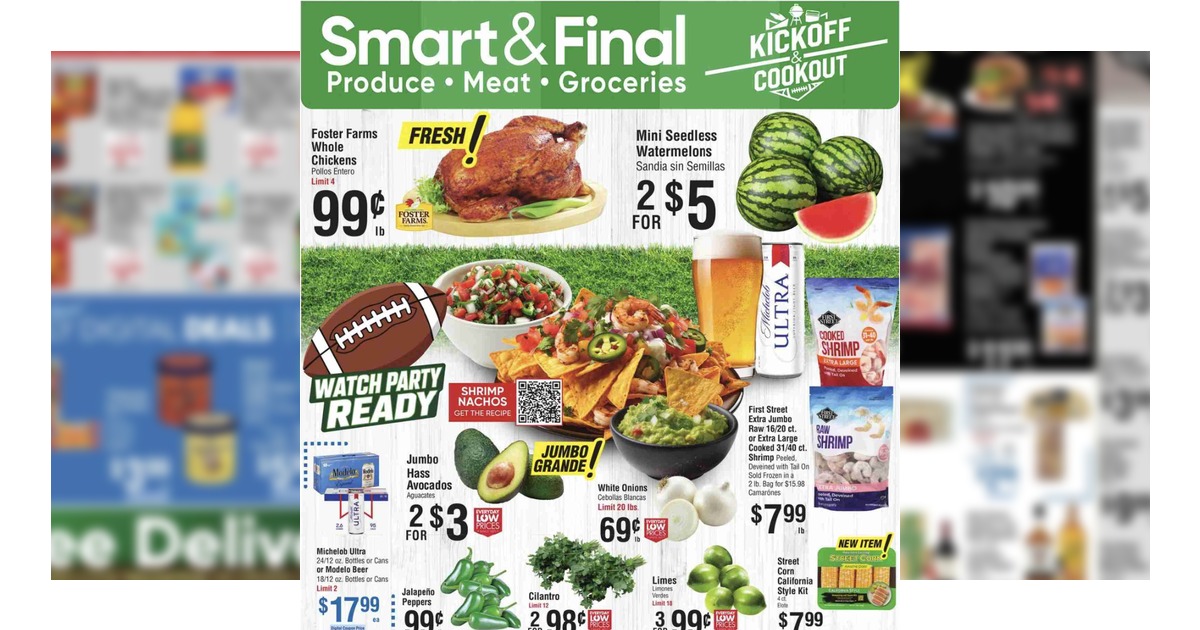 Smart and Final Weekly (9/9/26 – 9/15/26) Ad Preview!