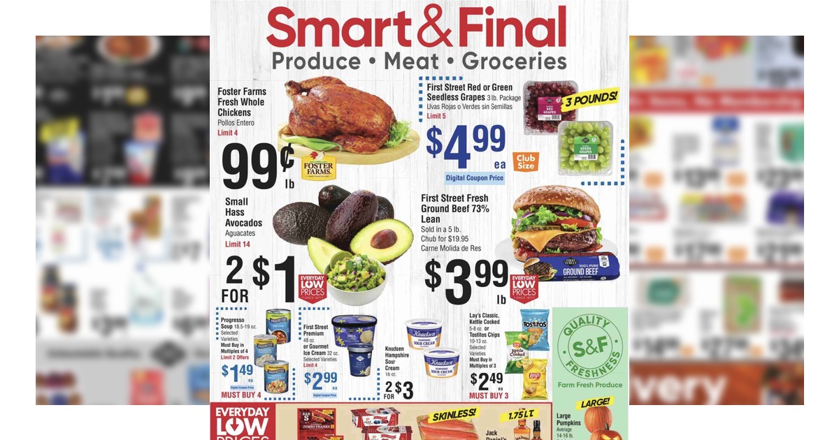 Smart and Final Weekly (9/30/26 – 10/6/26) Ad Preview!