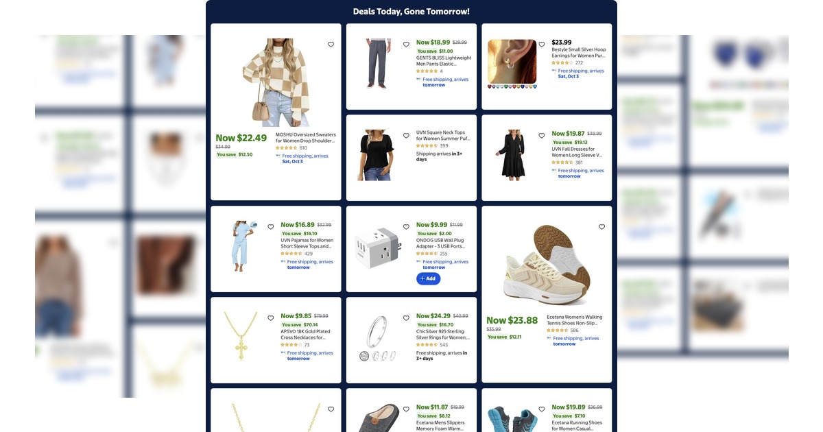 Walmart Weekly Ad (10/1/26) 1 Day Flash Deals