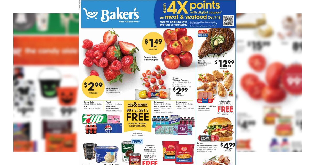 Baker's Weekly Ad (10/7/26 – 10/13/26) Early Preview