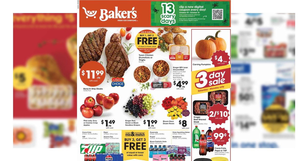 Baker's Weekly Ad (10/21/26 – 10/27/26) Early Preview