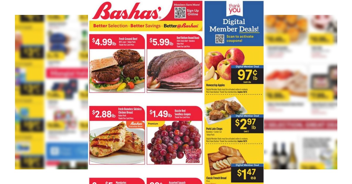 Bashas' Weekly Ad (10/7/26 – 10/13/26) Early Ad Preview