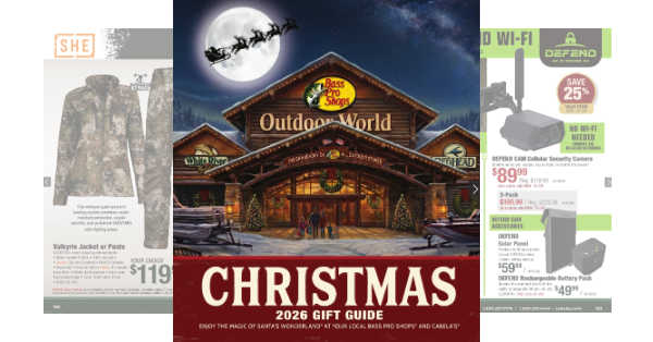 Bass Pro Ad (10/26/26 - 12/24/26) - Christmas Gift Guide