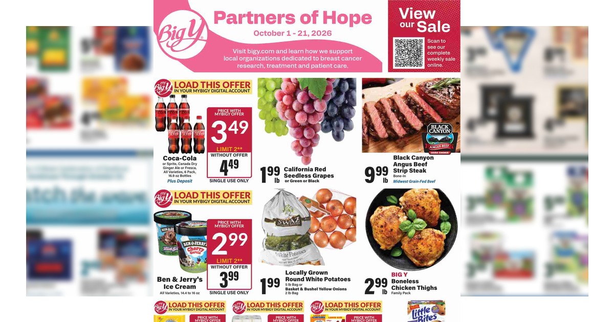 Big Y Weekly Ad (10/8/26- 10/14/26) Circular Preview