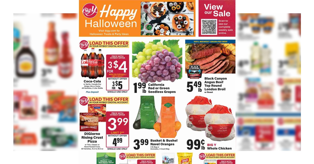 Big Y Weekly Ad (10/22/26- 10/28/26) Circular Preview