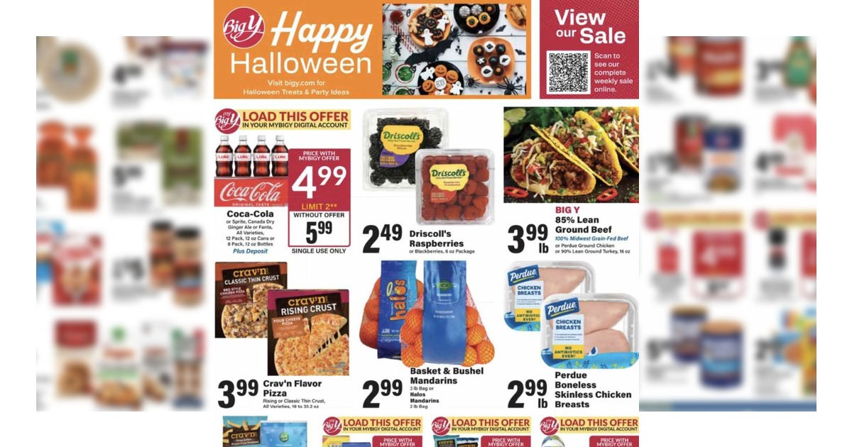 Big Y Weekly Ad (10/29/26- 11/4/26) Circular Preview