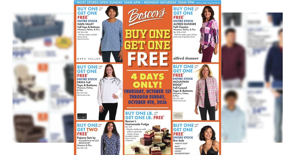 Boscov's Ad (10/1/26 - 10/7/26) Weekly Preview!