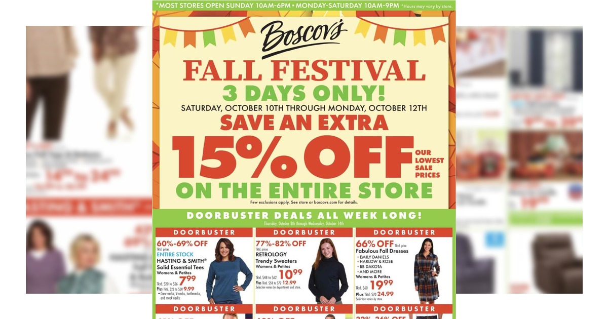 Boscov's Ad (10/8/26 - 10/14/26) Weekly Preview!