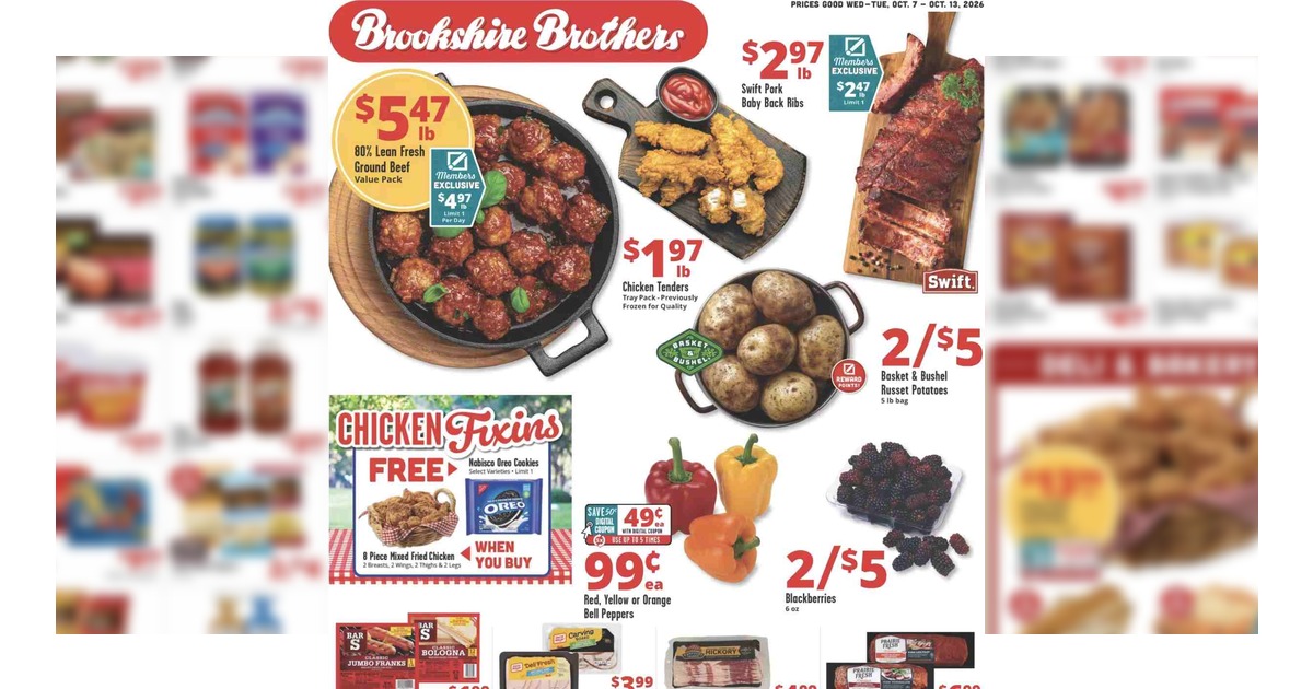 Brookshire Brothers Weekly (10/7/26 – 10/13/26) Ad
