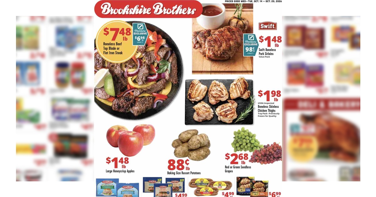 Brookshire Brothers Weekly (10/14/26 – 10/20/26) Ad