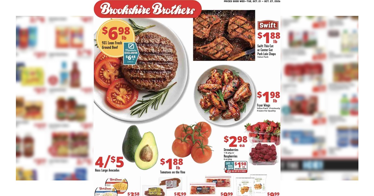 Brookshire Brothers Weekly (10/21/26 – 10/27/26) Ad