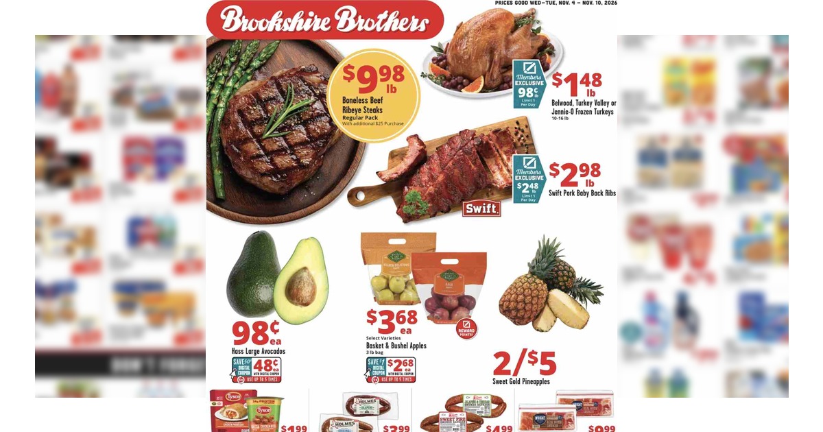 Brookshire Brothers Weekly (11/4/26 – 11/10/26) Ad
