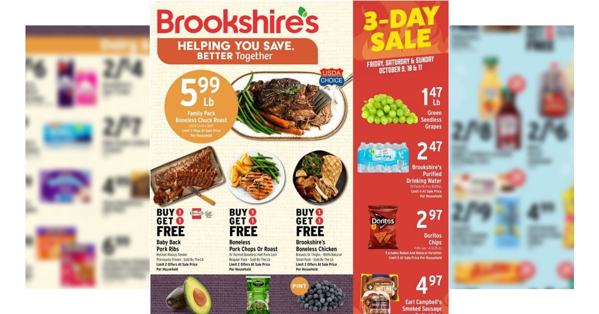Brookshire's Ad (10/7/26 – 10/13/26) Weekly Preview
