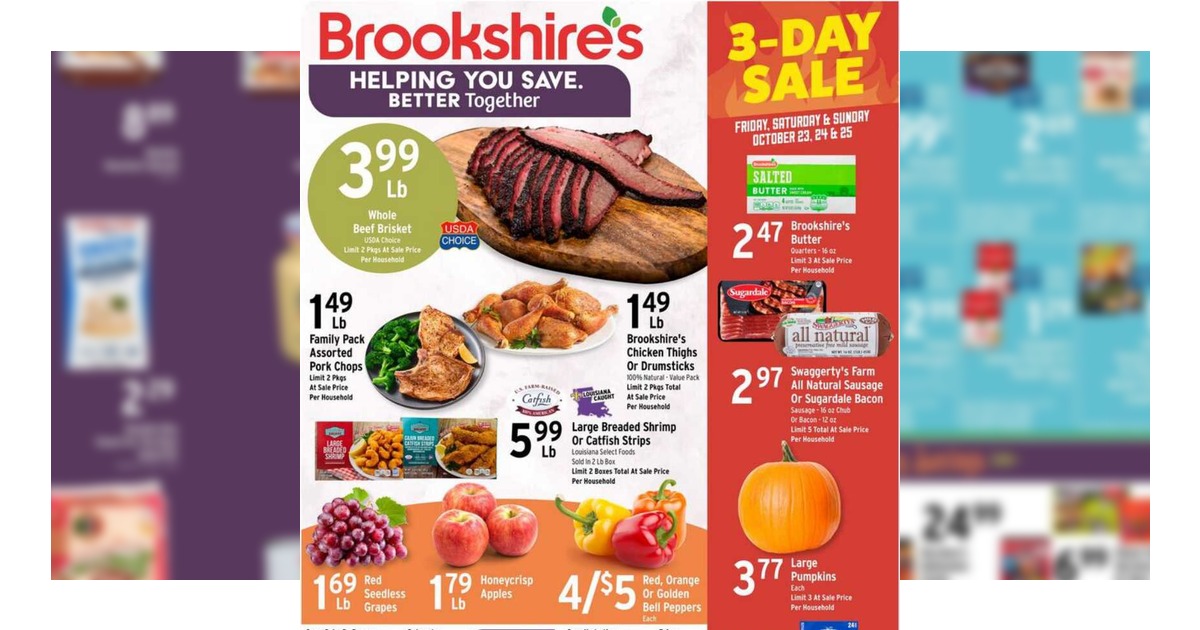 Brookshire's Ad (10/21/26 – 10/27/26) Weekly Preview