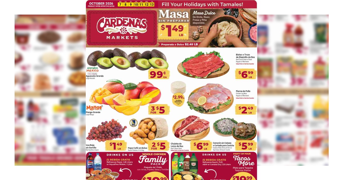 Cardenas Weekly Ad (10/7/26 – 10/13/26) Early Preview