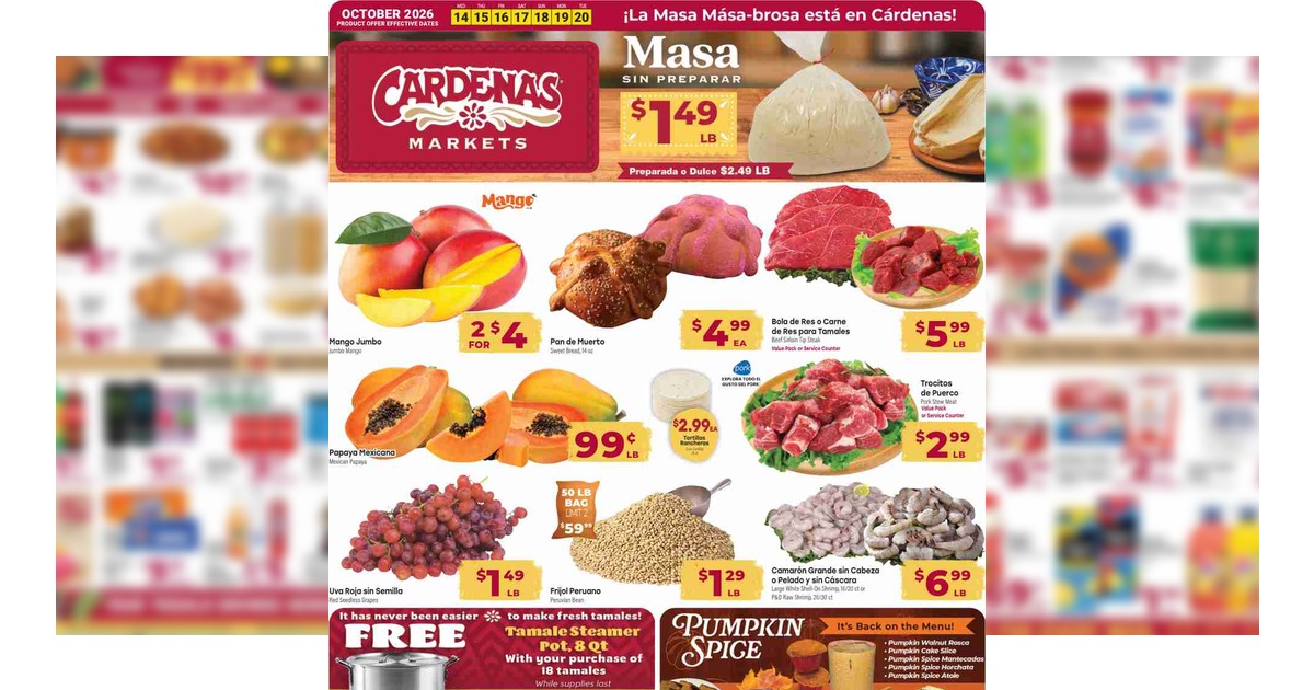 Cardenas Weekly Ad (10/14/26 – 10/20/26) Early Preview