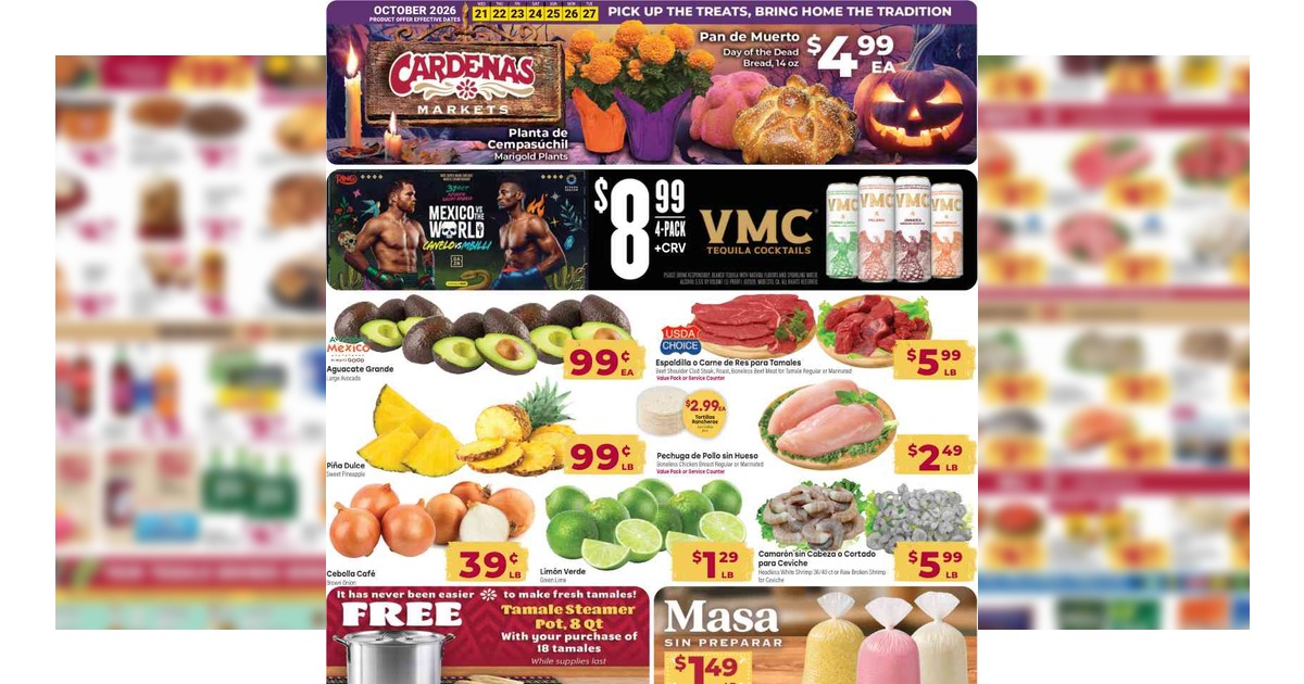 Cardenas Weekly Ad (10/21/26 – 10/27/26) Early Preview