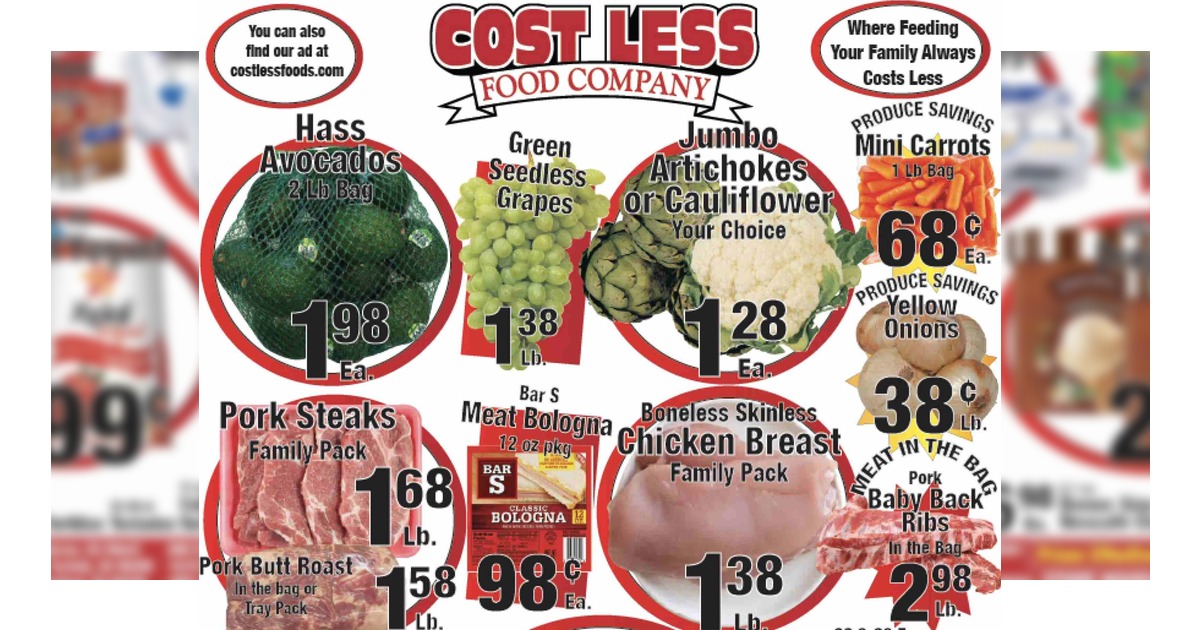 Cost Less Weekly Ad (10/21/26 – 10/27/26) Preview