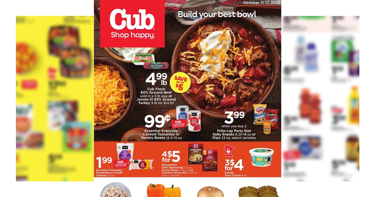 Cub Foods Weekly (10/11/26 - 10/17/26) Ad Preview!