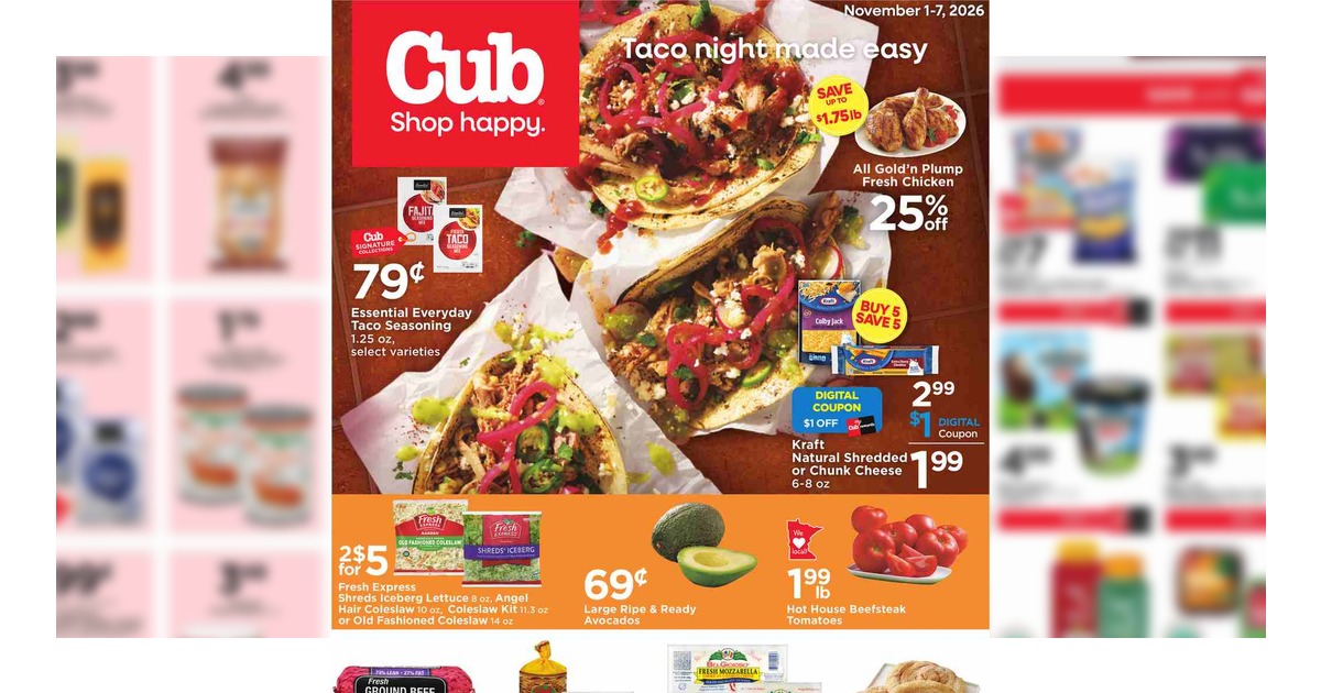 Cub Foods Weekly (11/1/26 - 11/7/26) Ad Preview!