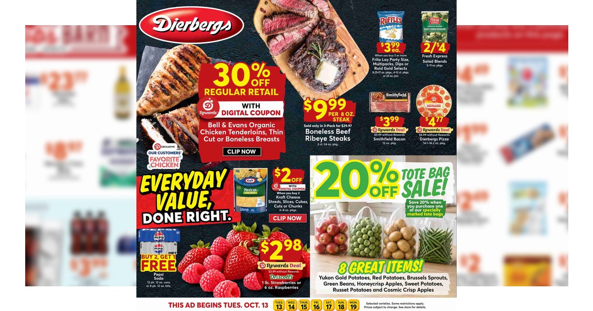 Dierbergs Ad (10/13/26 - 10/19/26) Weekly Previewv