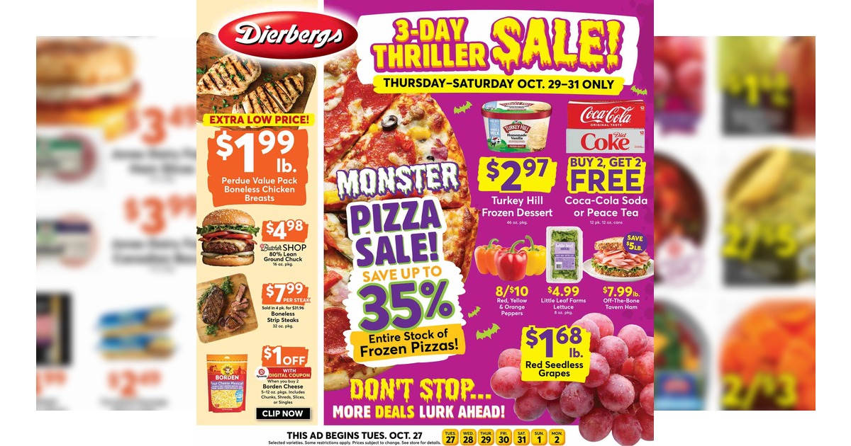 Dierbergs Ad (10/27/26 - 11/2/26) Weekly Preview