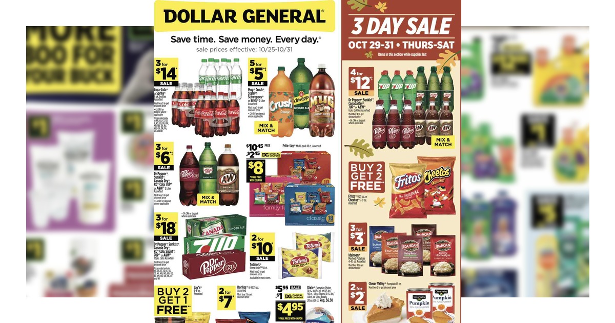 Dollar General Ad (10/25/26 - 10/31/26) & Toy Book!