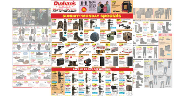 Dunham's Weekly Ad (10/10/26 - 10/15/26)