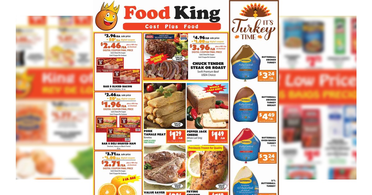 Food King Ad (11/4/26 – 11/10/26) Weekly Preview