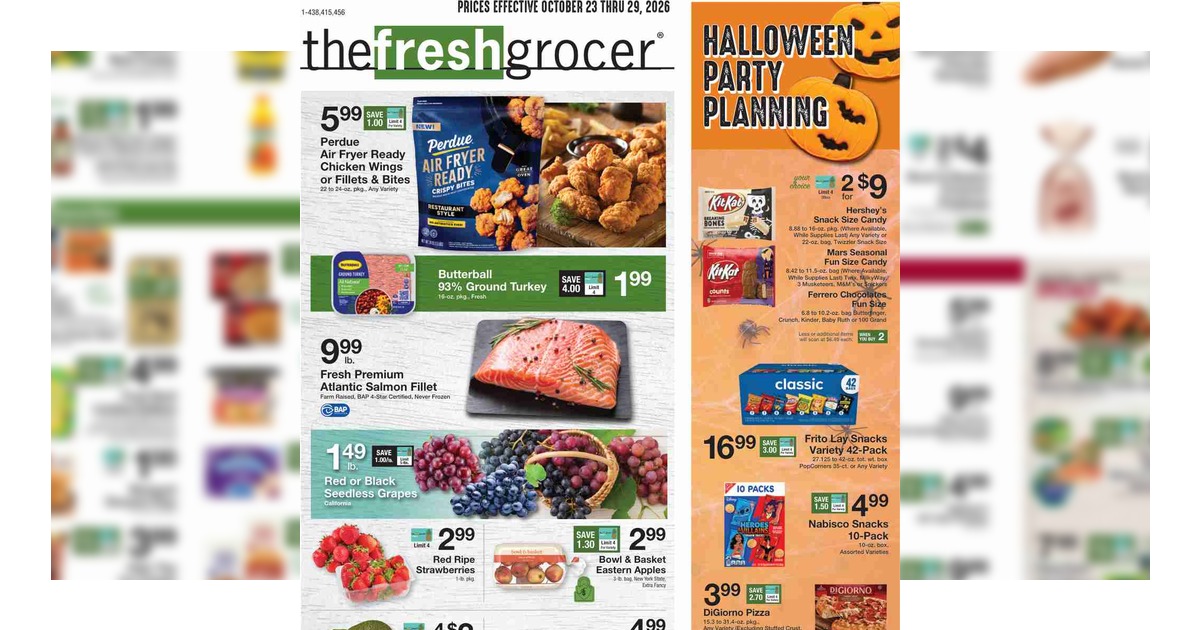 The Fresh Grocer Ad (10/23/26– 10/29/26) Gerrity's Weekly Ad