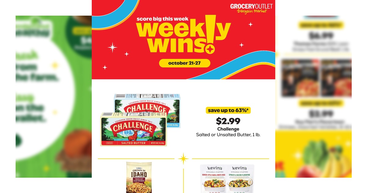 Grocery Outlet Weekly (10/21/26 – 10/27/26) Ad Preview!