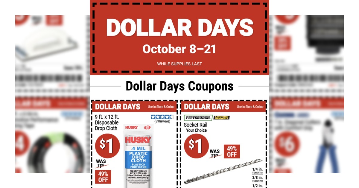 Harbor Freight Sales Flyer (10/8/26 – 10/21/26) Coupons Preview