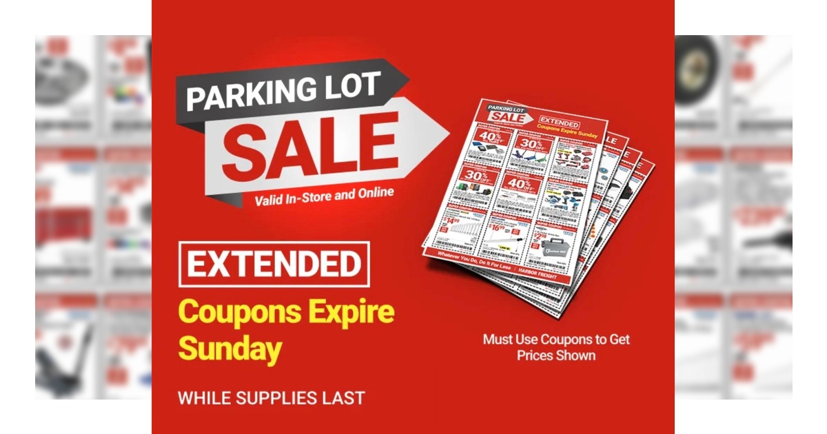 Harbor Freight Sales Flyer (10/16/26 – 10/18/26) Coupons Preview