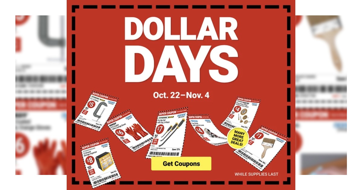 Harbor Freight Sales Flyer (10/22/26 – 11/4/26) Coupons Preview