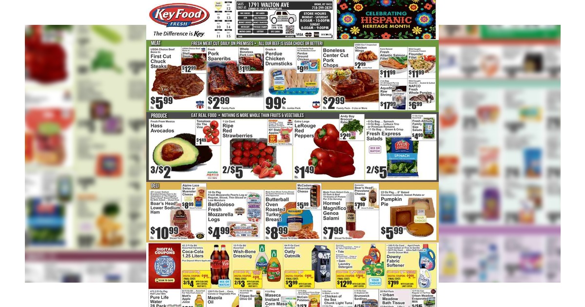 Key Food Circular (10/9/26 - 10/15/26) Weekly Flyer Preview