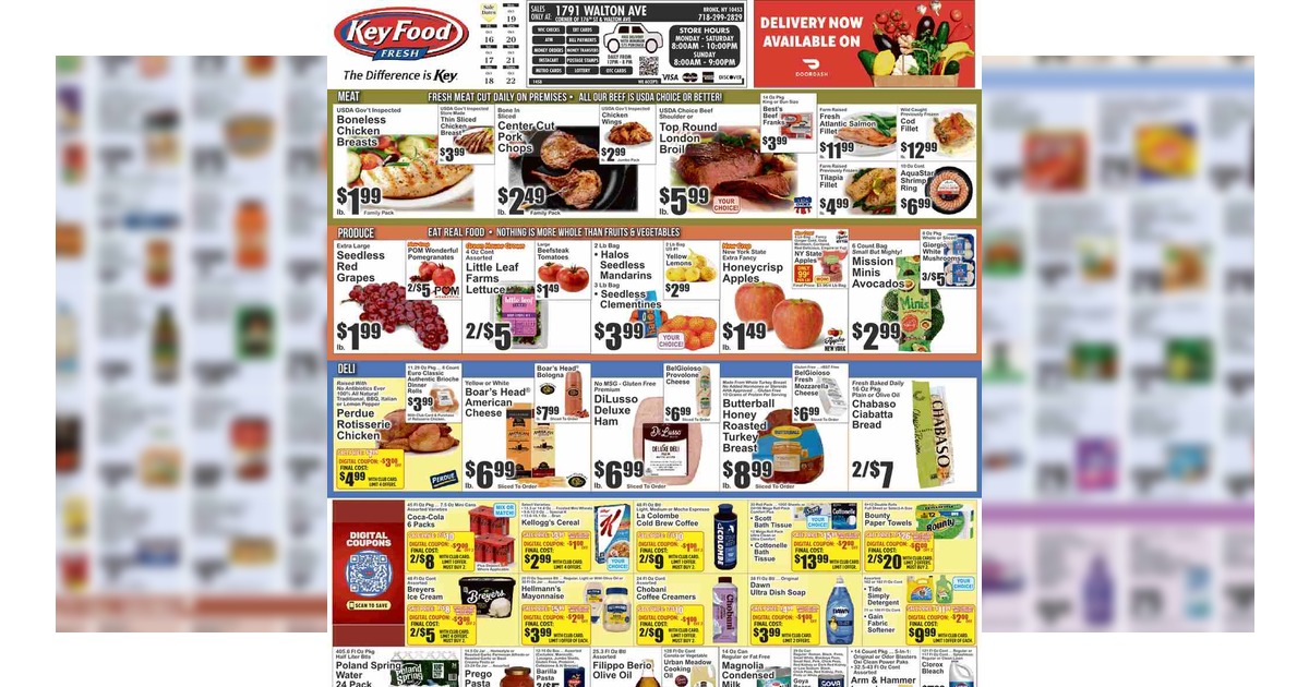 Key Food Circular (10/16/26 - 10/22/26) Early Ad Preview