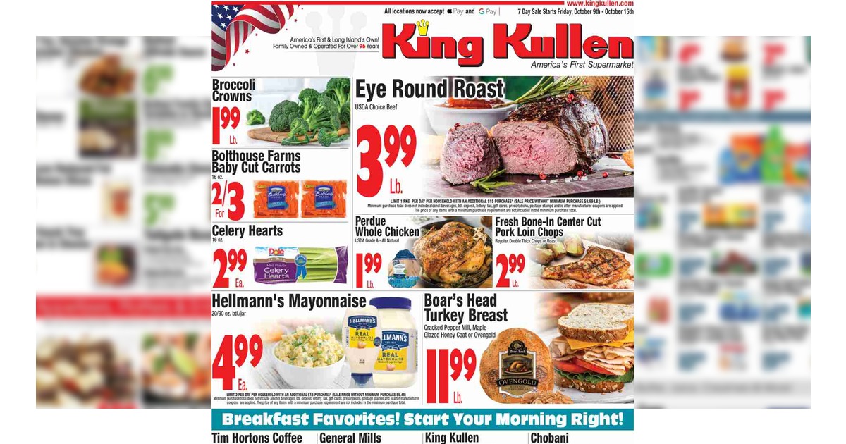 King Kullen Weekly Circular (10/9/26– 10/15/26) Ad Preview