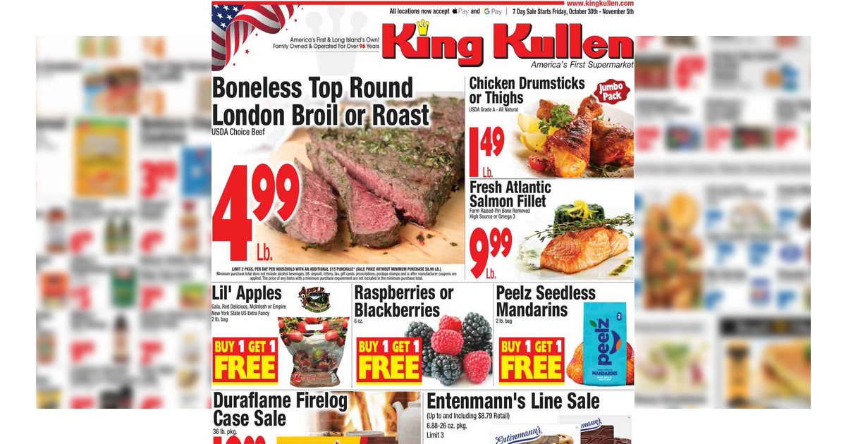 King Kullen Weekly Circular (10/30/26– 11/5/26) Ad Preview