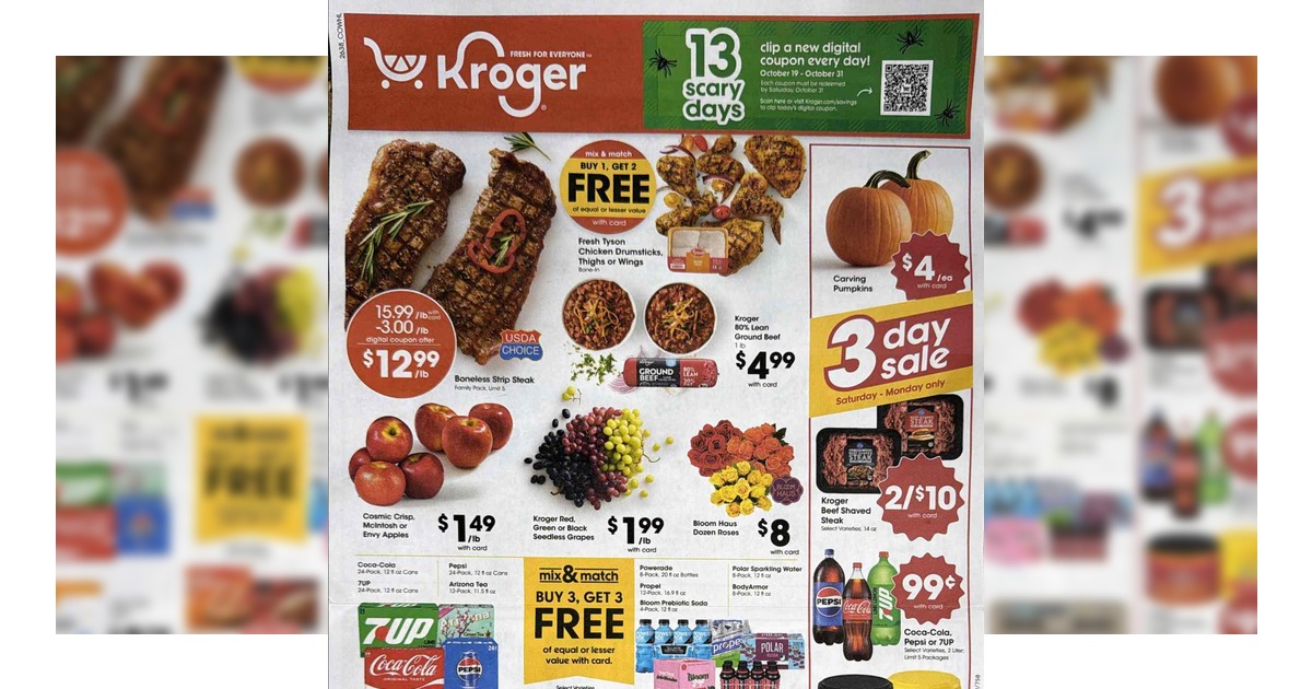 Kroger Weekly Ad (10/21/26 - 10/27/26) Early Preview!