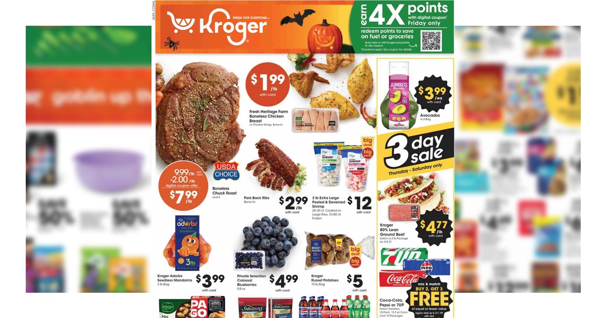 Kroger Weekly Ad (10/28/26 - 11/3/26) Early Preview!