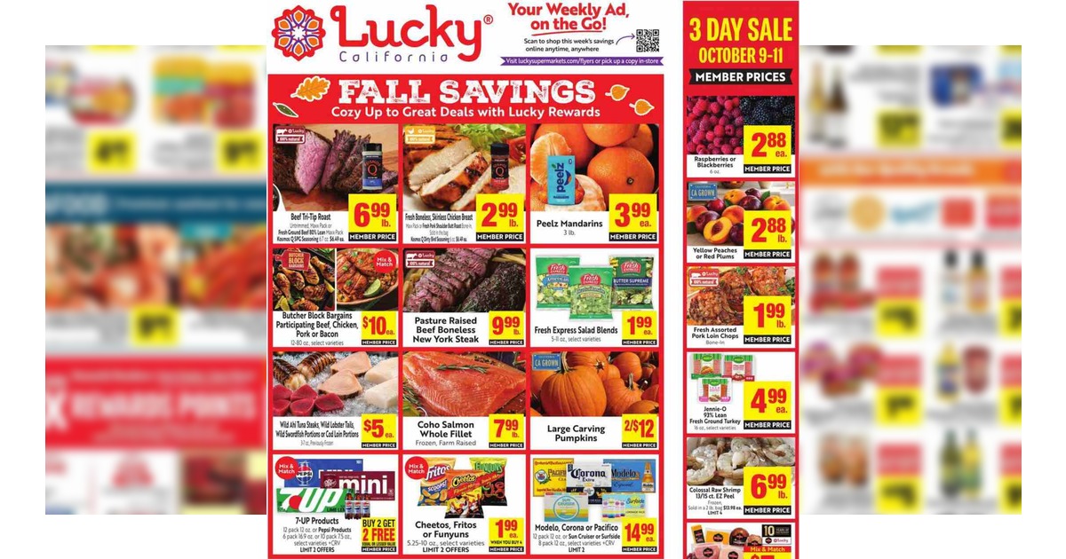 Lucky Supermarkets Weekly Ad (10/7/26 – 10/13/26) Preview