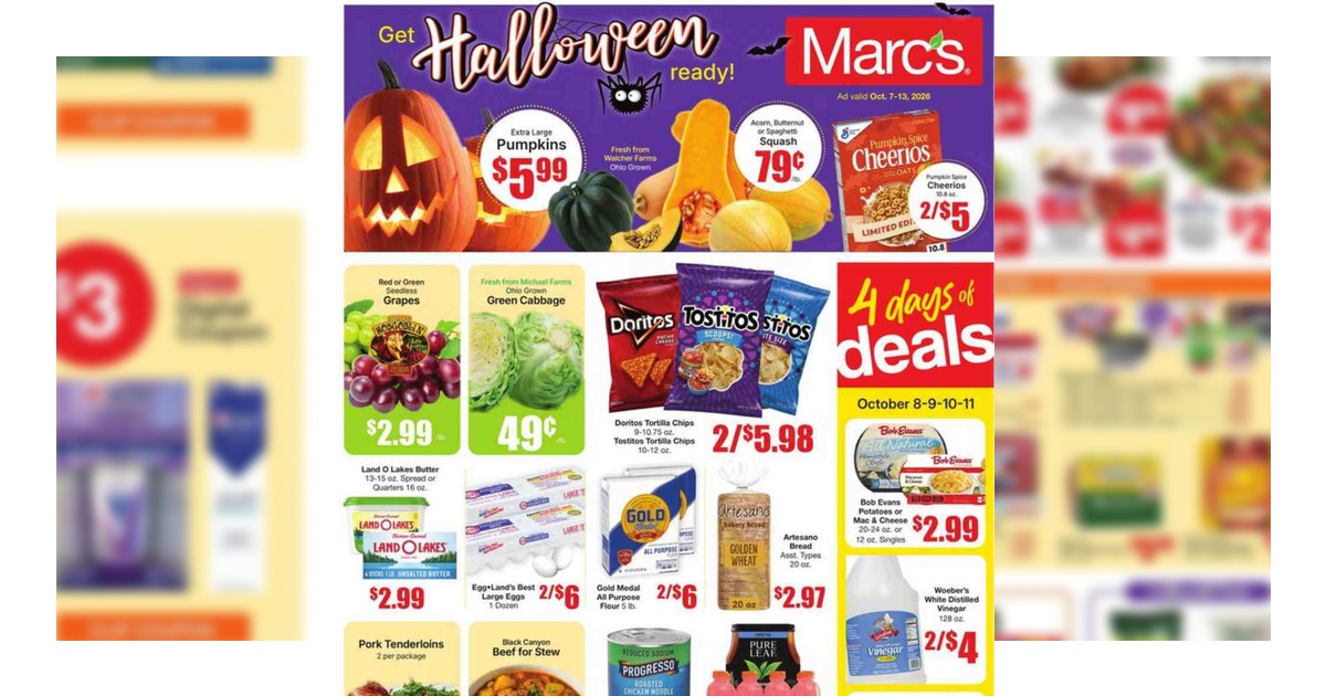 Marc's Weekly (10/7/26 – 10/13/26) Ad Preview