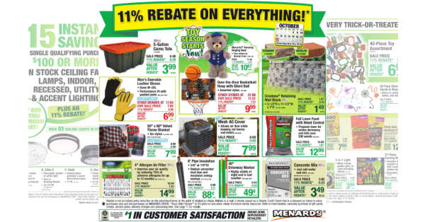 Menards Weekly Ad (10/8/26 - 10/18/26)