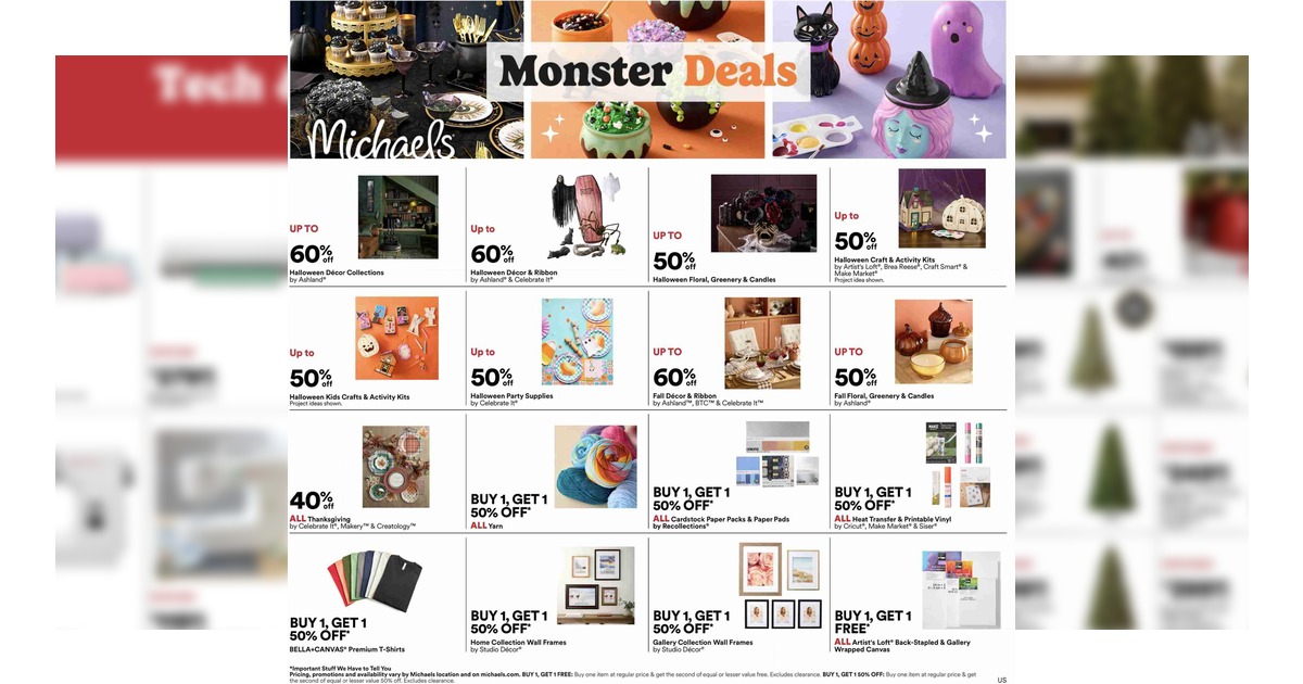 Michaels Weekly Ad (10/25/26 - 10/31/26) Preview!